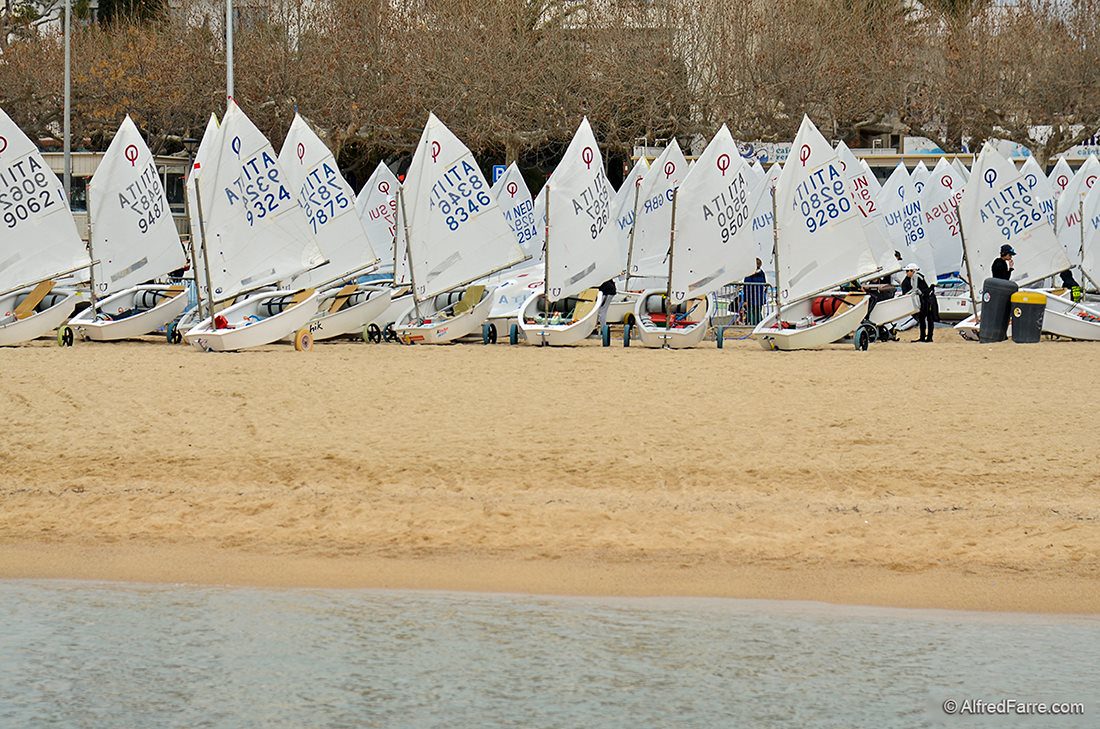 Palamós Optimist Trophy, vela, Optimist, deporte náutico, competición náutica
